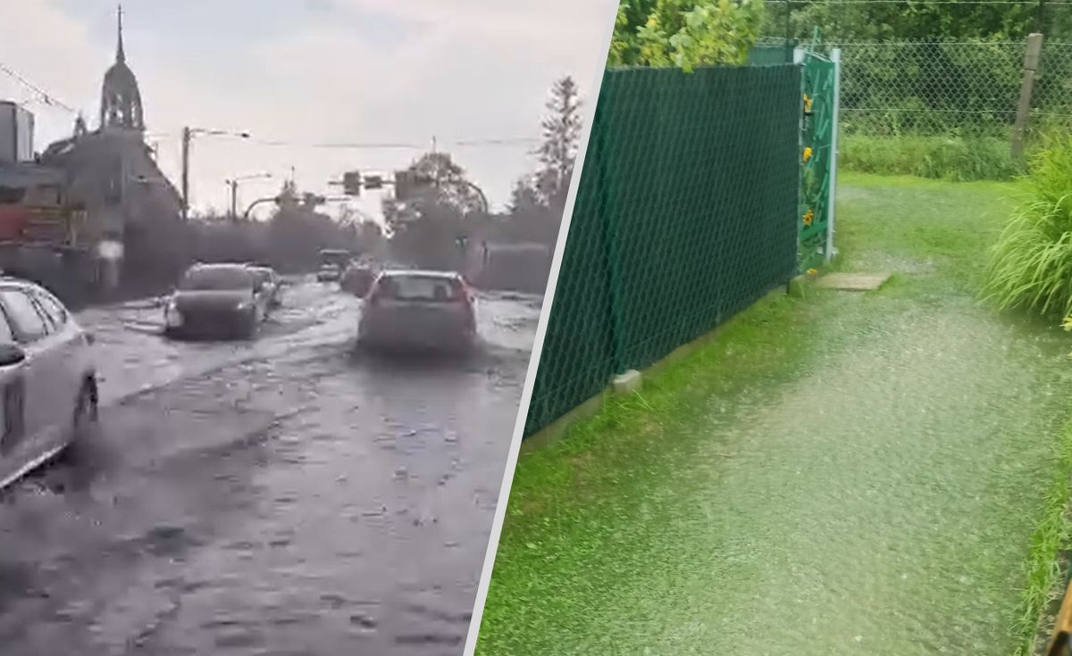 burze, ulewy, grad Pogodowy armagedon. Zalane budynki, połamane drzewa i zerwane dachy