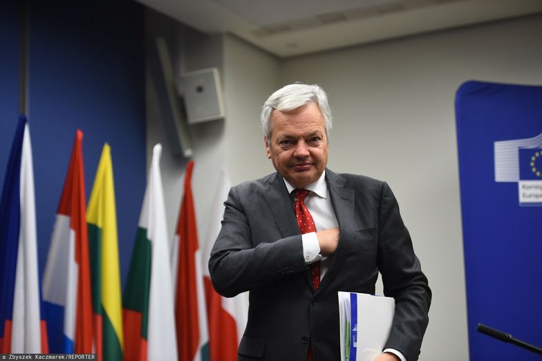 Komisarz UE ds. Sprawiedliwo?ci w Warszawie
19.11.2021 Warszawa Konferencja komisarza UE ds sprawiedliwosci Didiera Reyndersa n/z Didier Reynders  fot. Zbyszek Kaczmarek/REPORTER
Zbyszek Kaczmarek/REPORTER