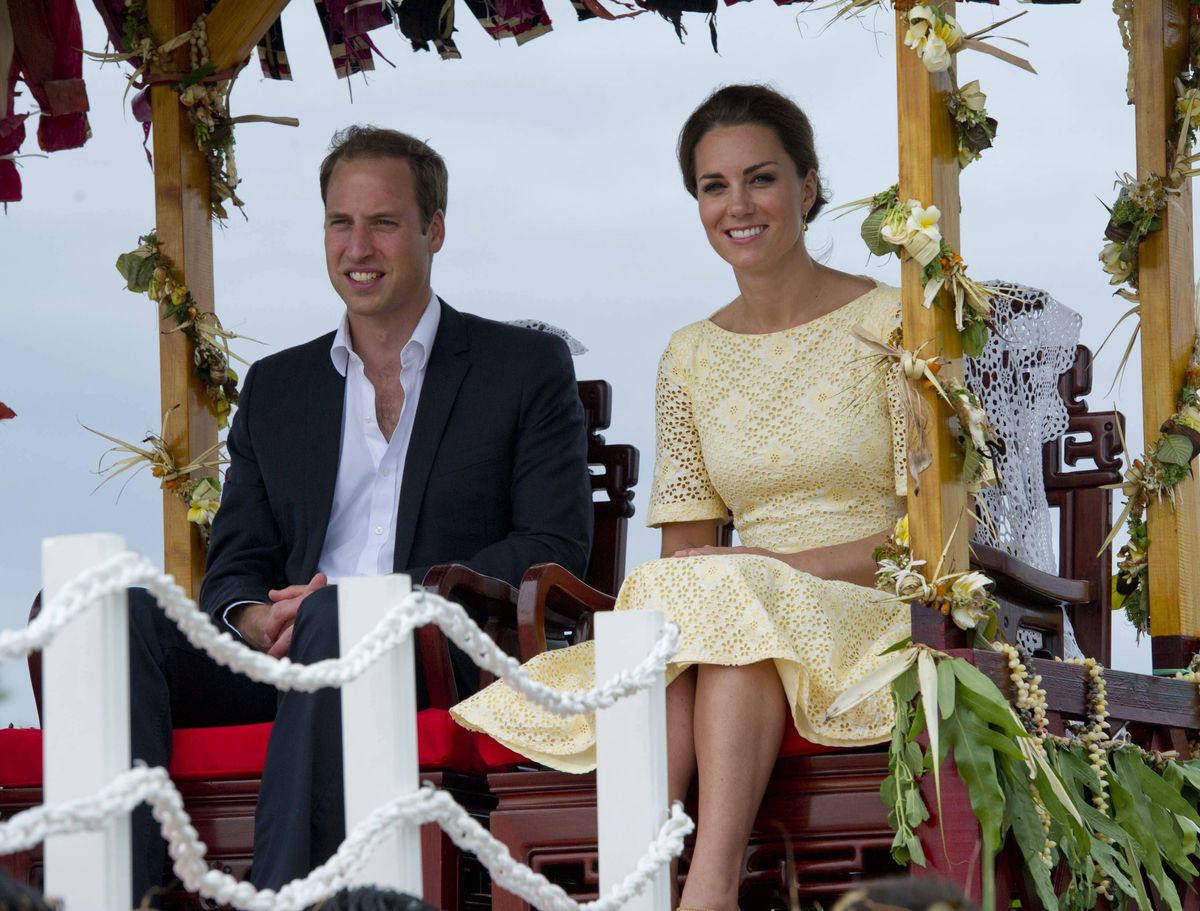 William i Kate w 2012 r. odwiedzali wyspy Oceanii