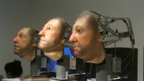 Dziwaczne animatroniczne głowy (wideo) 1