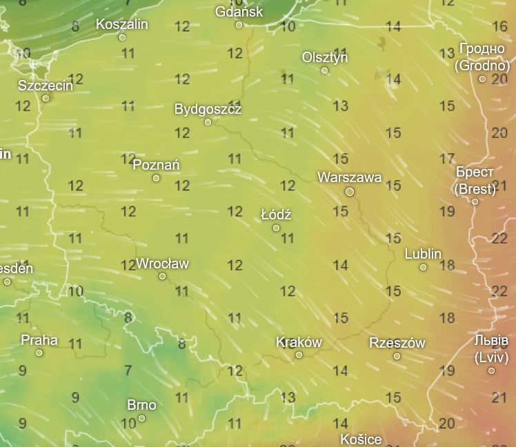 Pogoda w środę 10 kwietnia