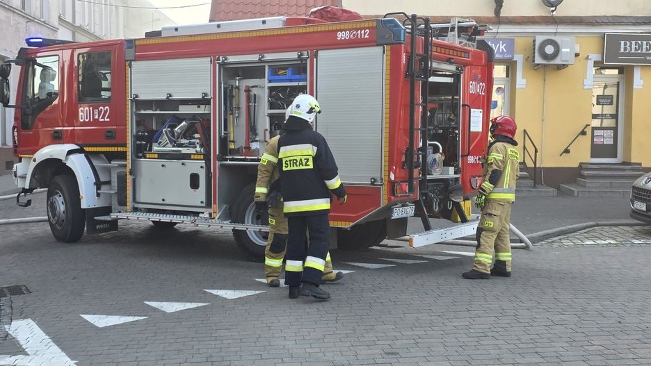 Pożar kamienicy ul. Wawrzyniaka Śrem