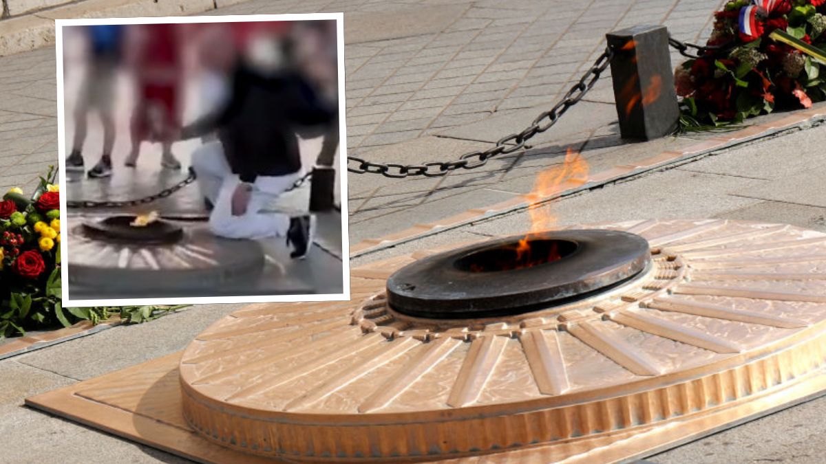 Usłyszał wyrok. Odpalił papierosa od płomienia na grobie NN