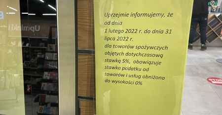 Rzecznik MŚP: obniżka VAT nie daje podstaw do kontroli cen