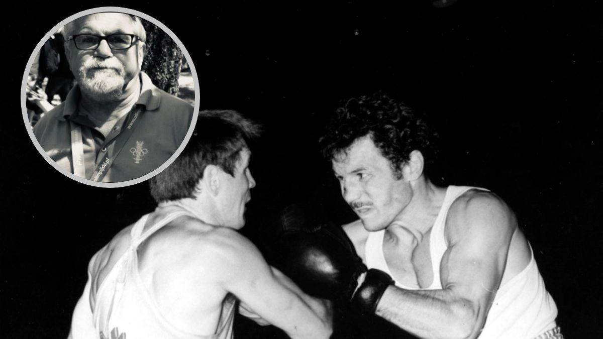 Na archiwalnym zdjęciu Hubert Skrzypczak i Artur Olech