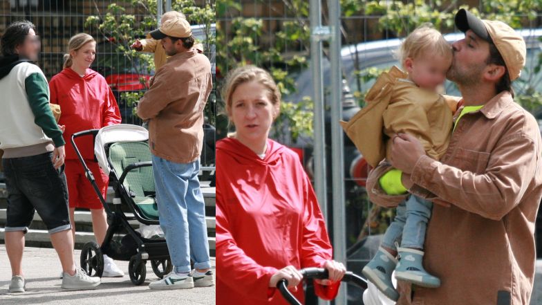 Lara Gessler w Sopocie z mężem i córką