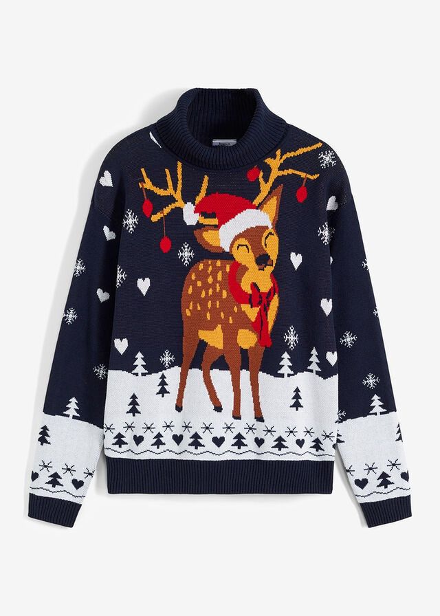 Sweter świąteczny z Bonprix