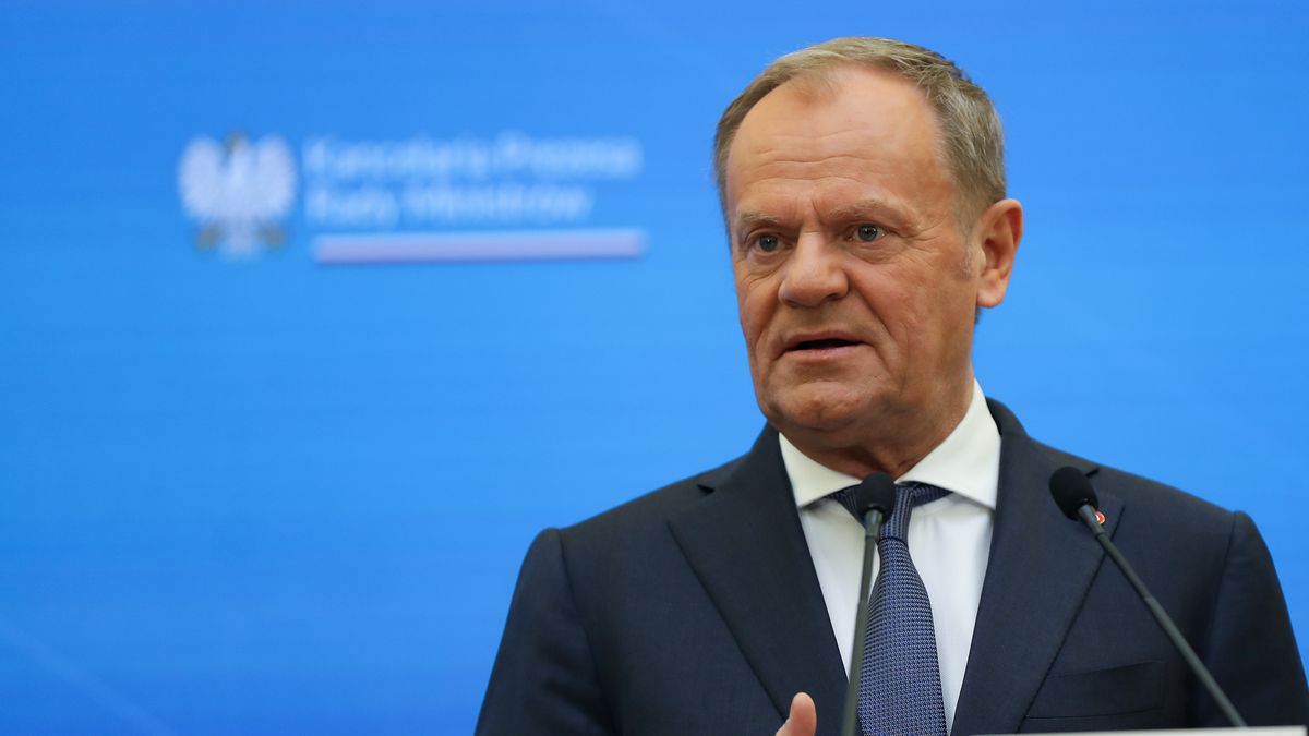 Donald Tusk, Prime Minister of Poland, meets with Mark Rutte, NATO Secretary General, at the Chancellery of the Prime Minister in Warsaw, Poland, on March 26, 2025. The Prime Minister and NATO Secretary General discuss security in Europe, the threat from Russia, and NATO and its contribution to security. (Photo by Klaudia Radecka/NurPhoto via Getty Images)