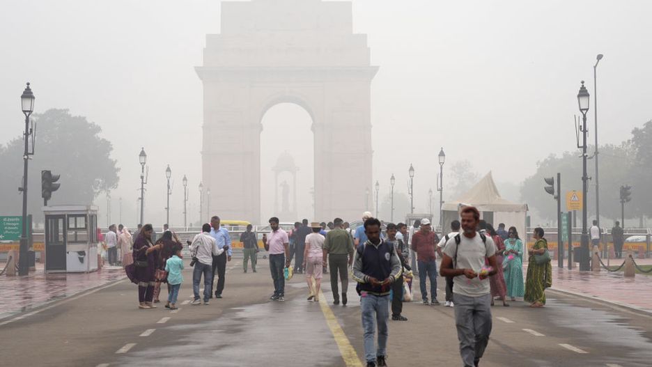 Smog w Delhi wygląda przerażająco