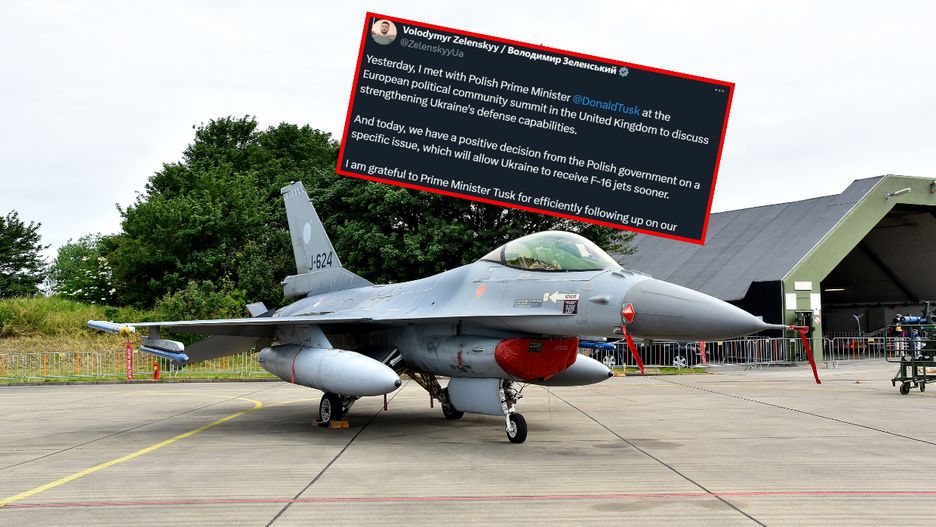 Zełenski dziękuję Polsce