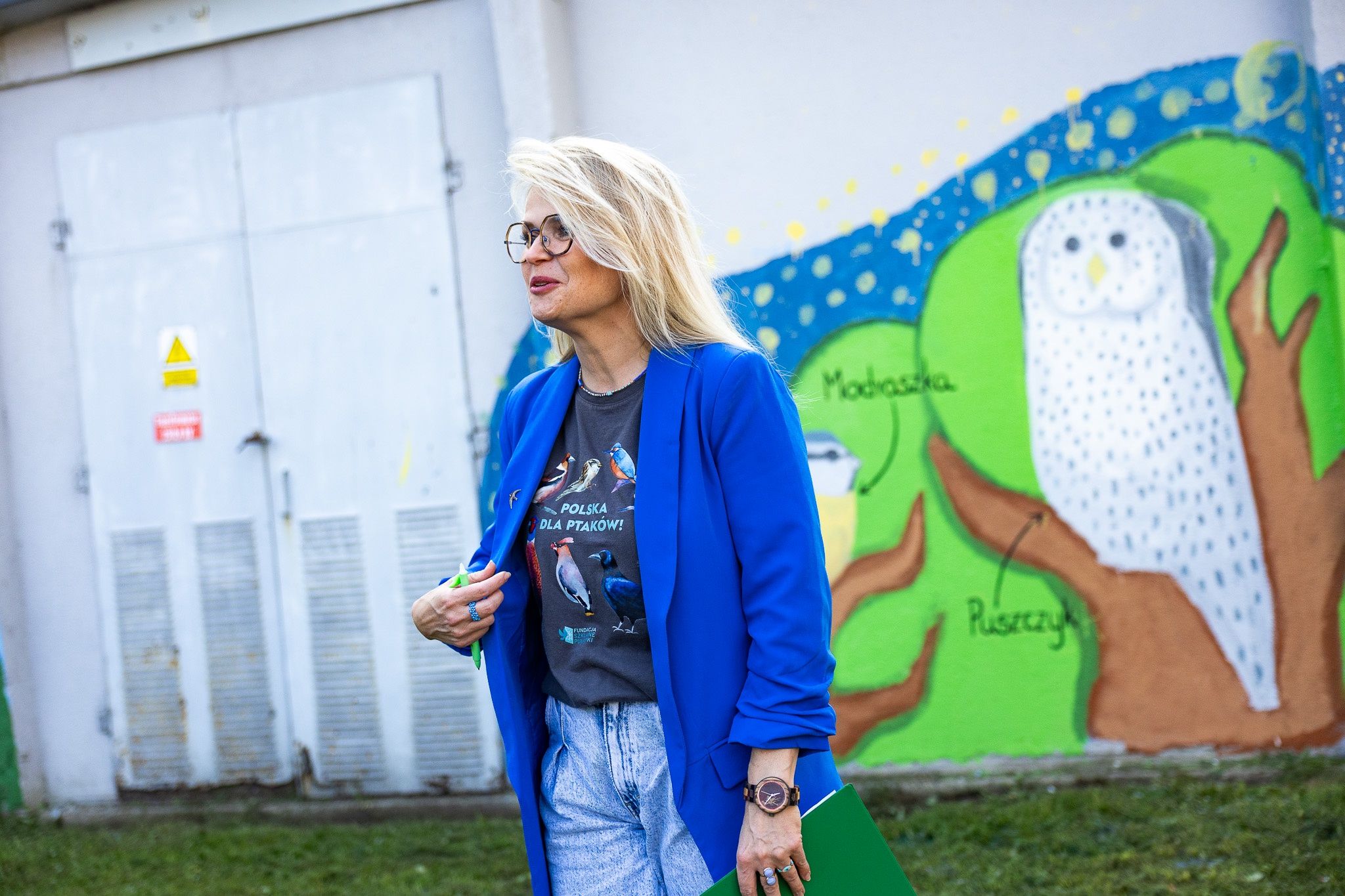 6 października w SP 15 odsłonięto mural, zaprojektowany przez uczniów.