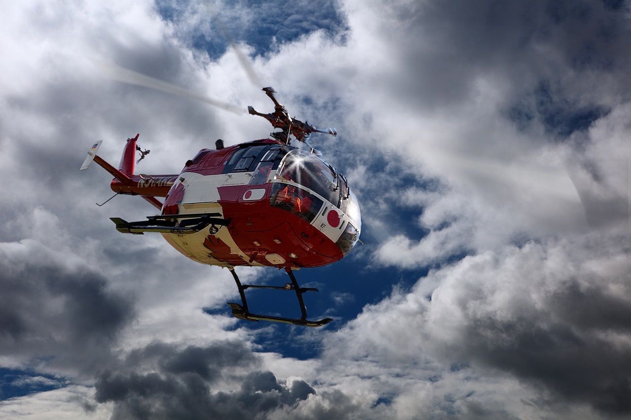 helikopter ratunkowy, zdjęcie ilustracyjne