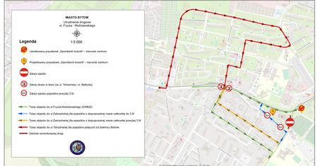 Bytom. Remont torowiska. Kierowców czekają objazdy