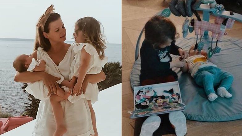 Klara Lewandowska dogląda siostry pod nieobecność Roberta