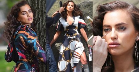 Irina Shayk pozuje w Nowym Jorku! (ZDJĘCIA)