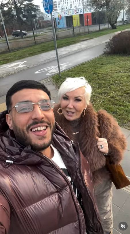 Anna Stasiukiewicz z mężem