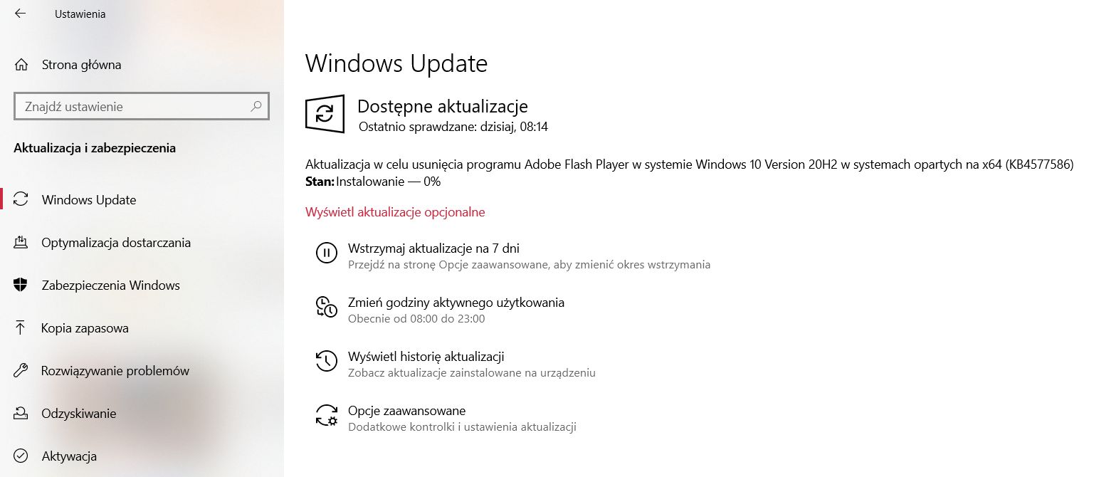 Łatka KB4577586 tym razem nie jest opcjonalna, fot. Oskar Ziomek.