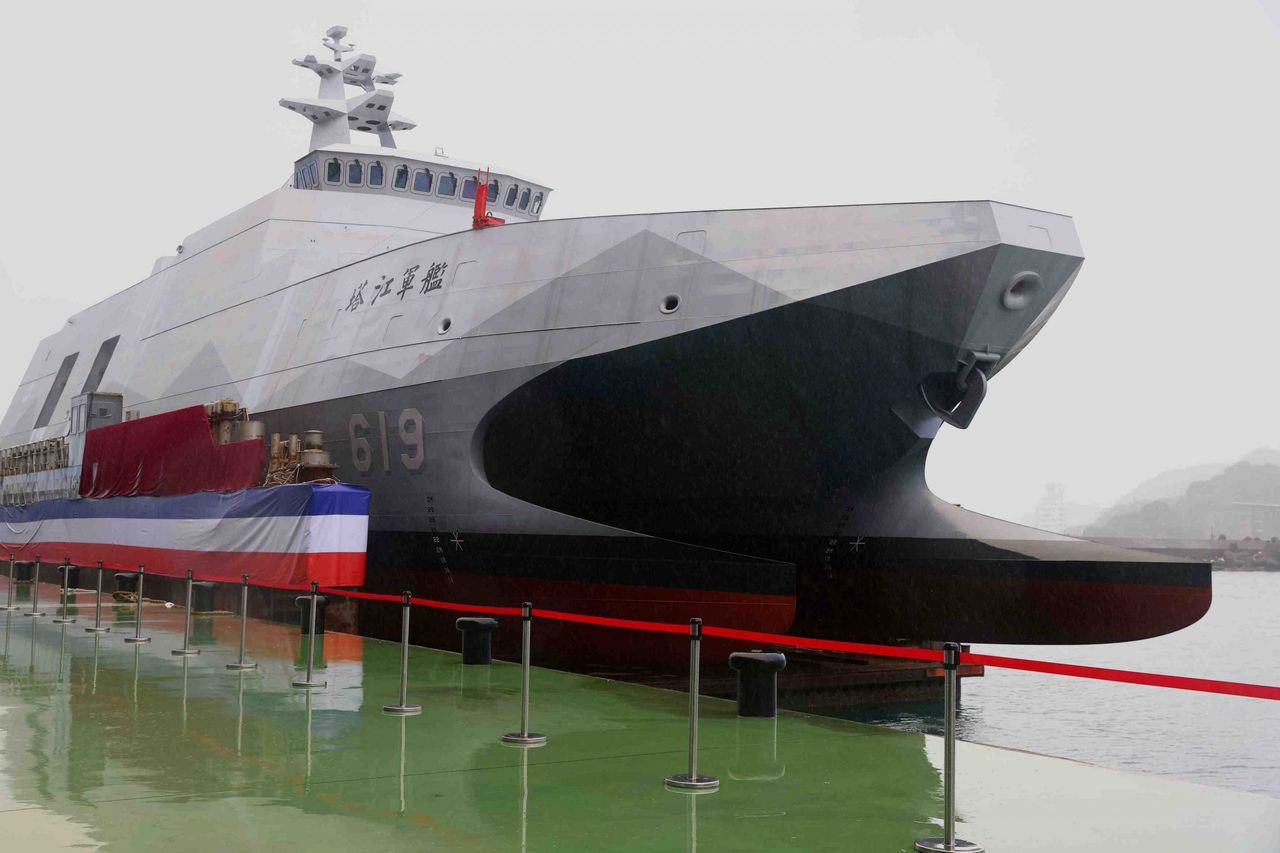 The corvette Ta Chiang, the second in the series of Tuo Chiang type ships.