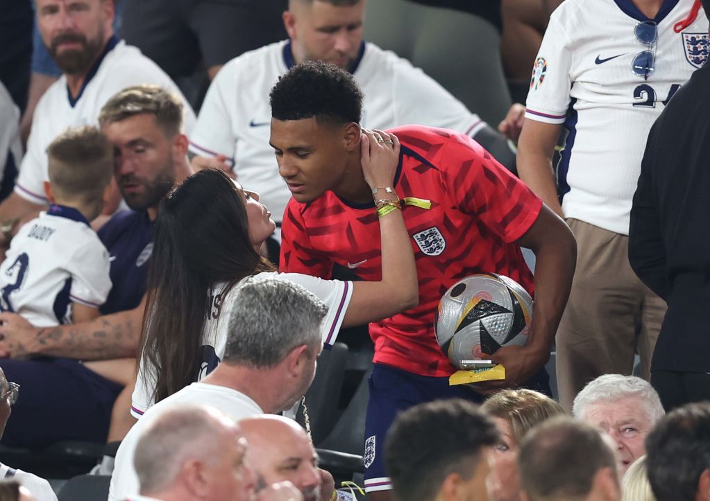 In the photo: Ollie Watkins and his girlfriend Ellie Alderson