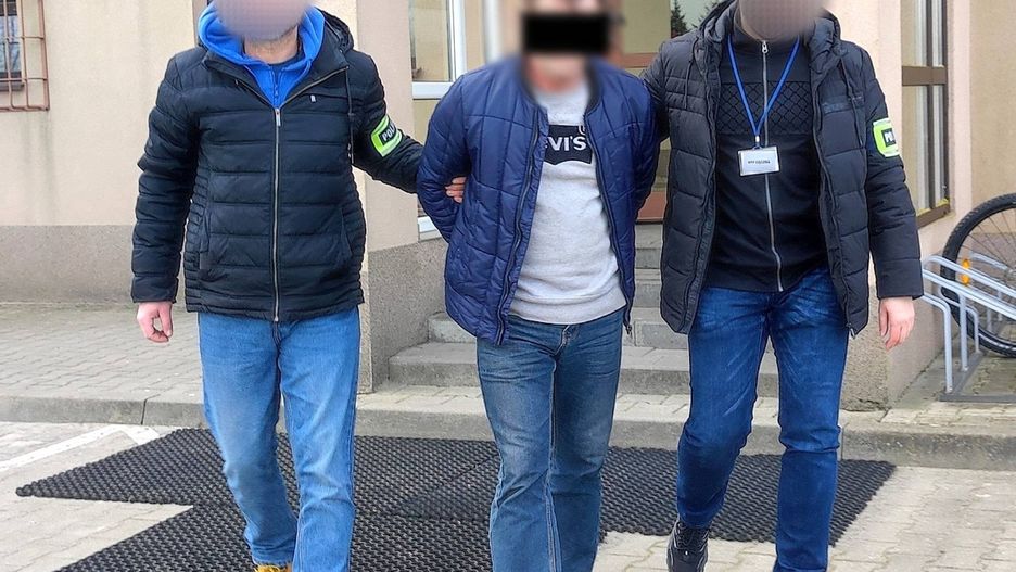 Mężczyzna zatrzymany przez łęczyńską policję w trakcie awantury domowej