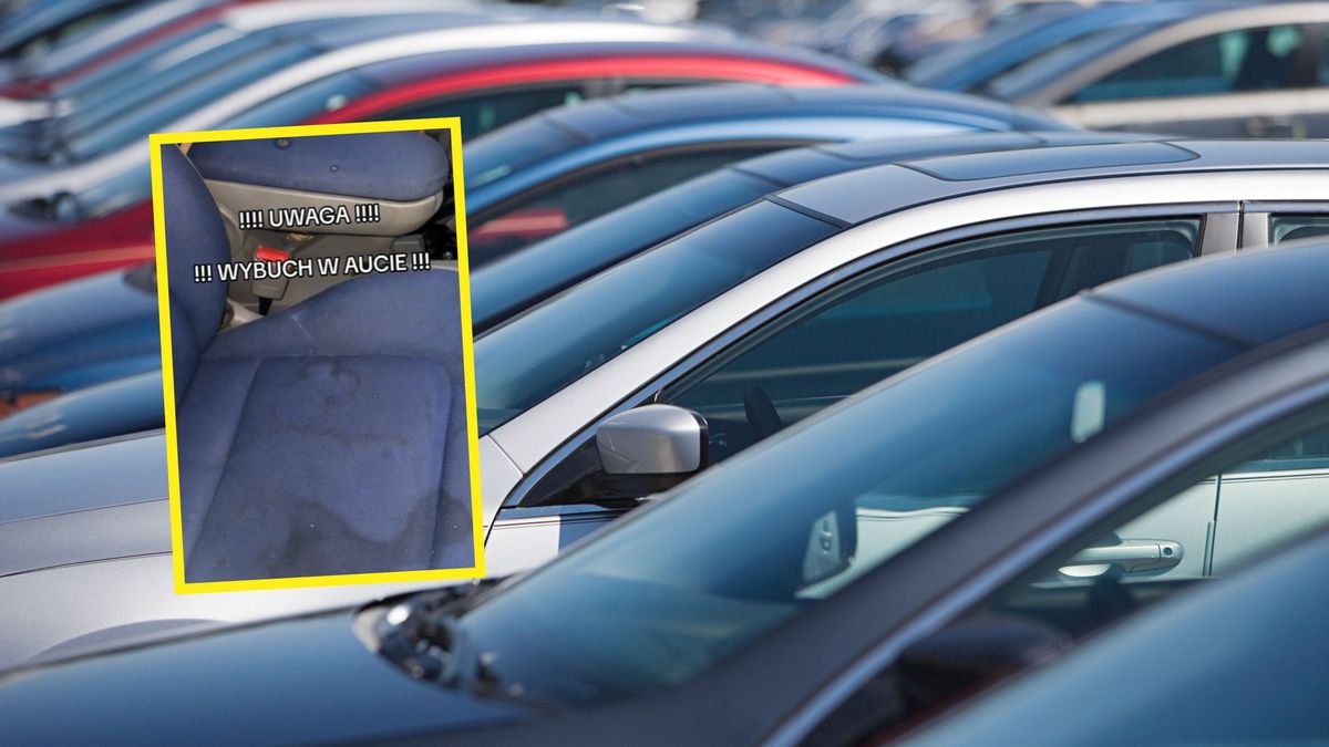 Zapomniał zabrać soku z auta. Doszło do wybuchu