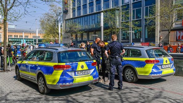 Policja w Niemczech (zdjęcie ilustracyjne)