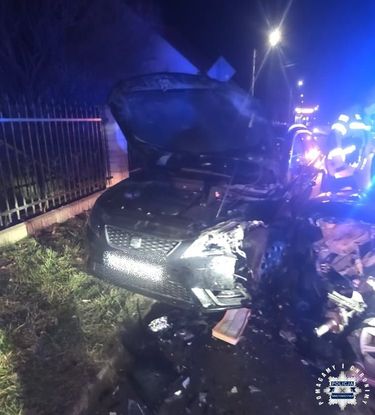 Zdjęcie z miejsca zdarzenia