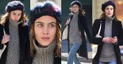 #TRENDY: Alexa Chung w kraciastym berecie