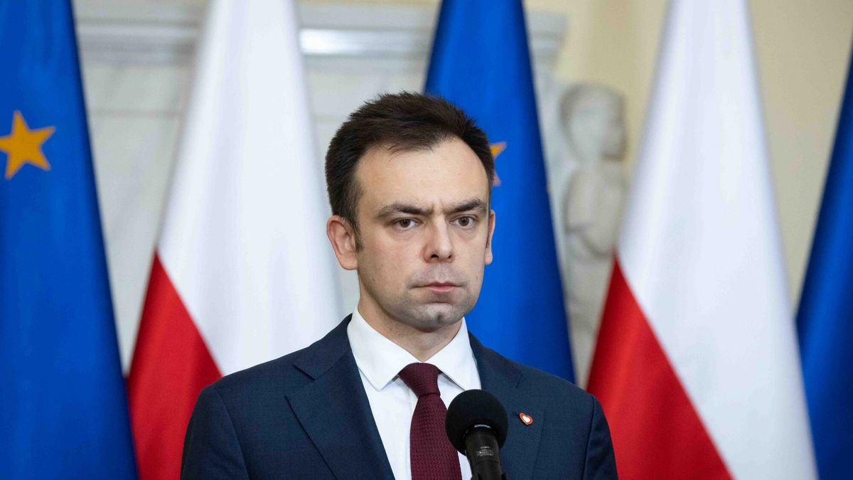 Minister finansów Andrzej Domański 