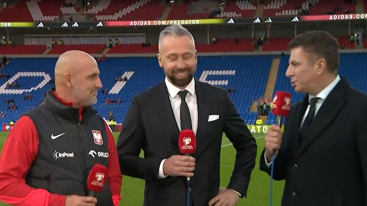 Na zdjęciu od lewej: Michał Probierz, Jakub Wawrzyniak i Mateusz Borek