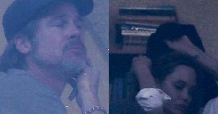 Jolie i Pitt spotkali się pierwszy raz od ponad dwóch lat! "Przebywanie w jednym pokoju z Bradem było dla niej bolesne" (FOTO)
