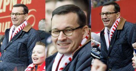 Mateusz Morawiecki zabrał syna i jego kolegów na mecz! (ZDJĘCIA)