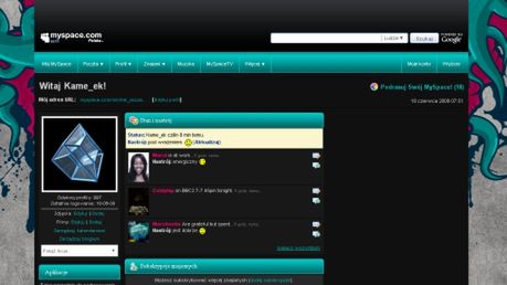 Pierwsze zmiany w MySpace 1