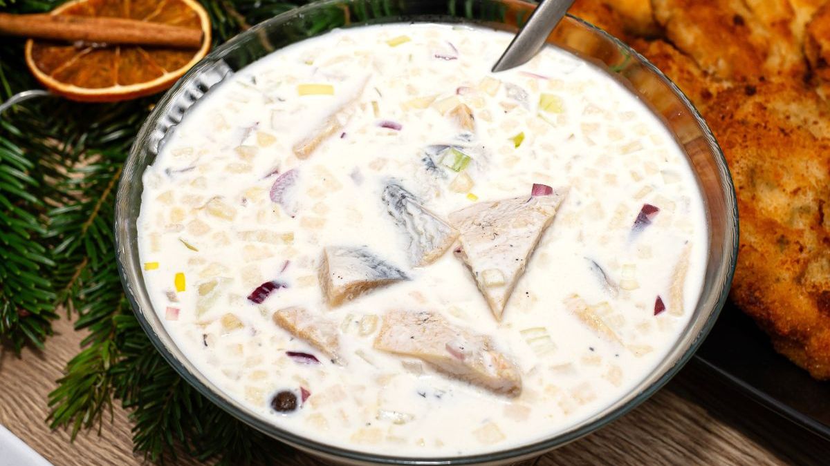 Śledzie w śmietanie - Pyszności