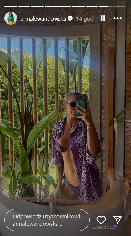 Anna Lewandowska w bikini