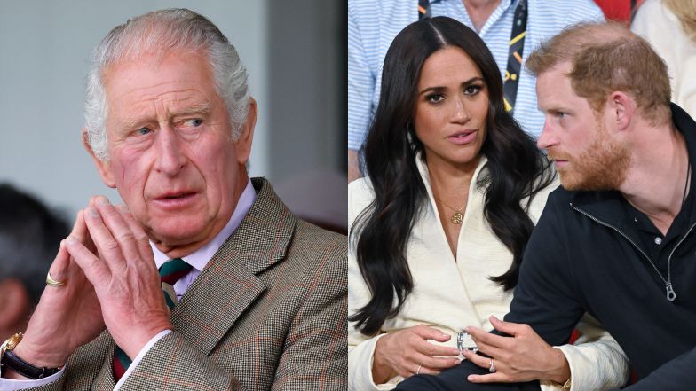 Król Karol III ODRADZIŁ Harry'emu przyjeżdżać do Balmoral z Meghan Markle? "Dał do zrozumienia, że nie byłaby mile widziana"