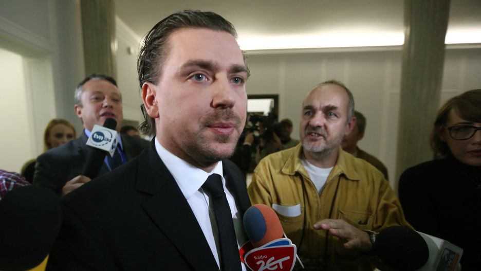Tomasz Kaczmarek w Sejmie, zdjęcie archiwalne