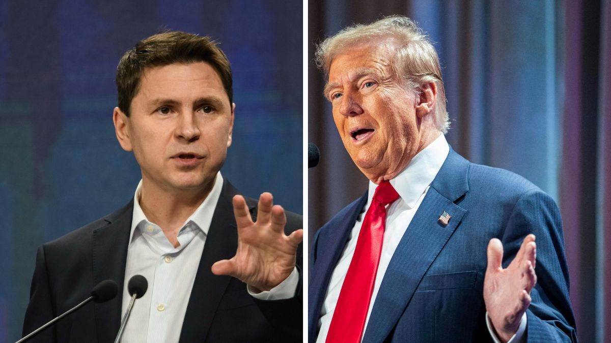 Mychajło Podolak  / Donald Trump