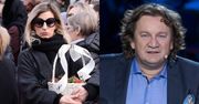 Magdalena Schejbal przyszła na pogrzeb Pawła Królikowskiego z koszem truskawek