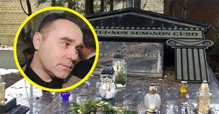 Tak teraz wygląda grób Nikosia. Wymowny napis na pomniku