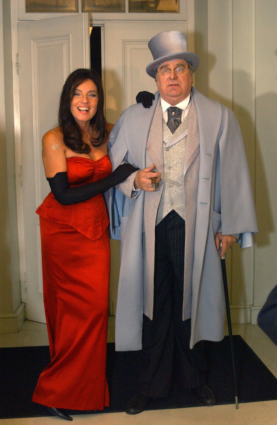 Marek Perepeczko z żoną Agnieszką Fitkau-Perepeczko w 2003 roku