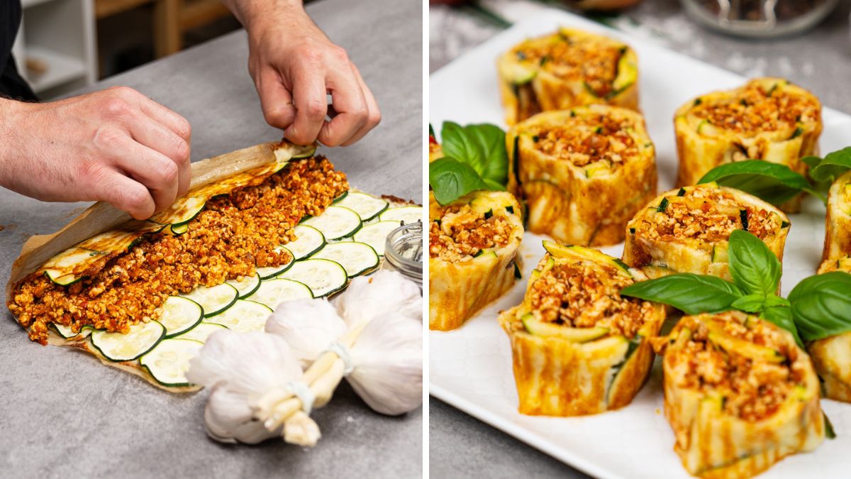 Cukiniowe rolki - Pyszności