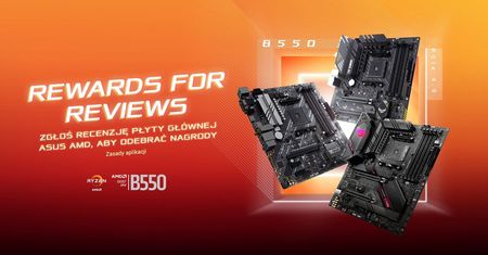 ASUS zachęca do zakupu płyt B450, B550 i X570 - można otrzymać gry i kasę