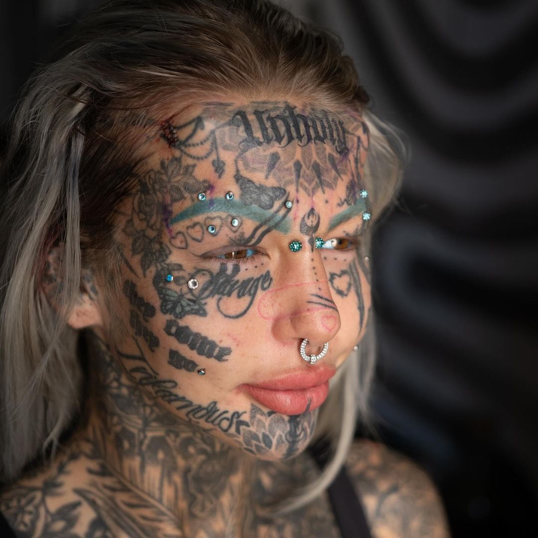 She spent £144,000 on body modifications. She got herself horns.