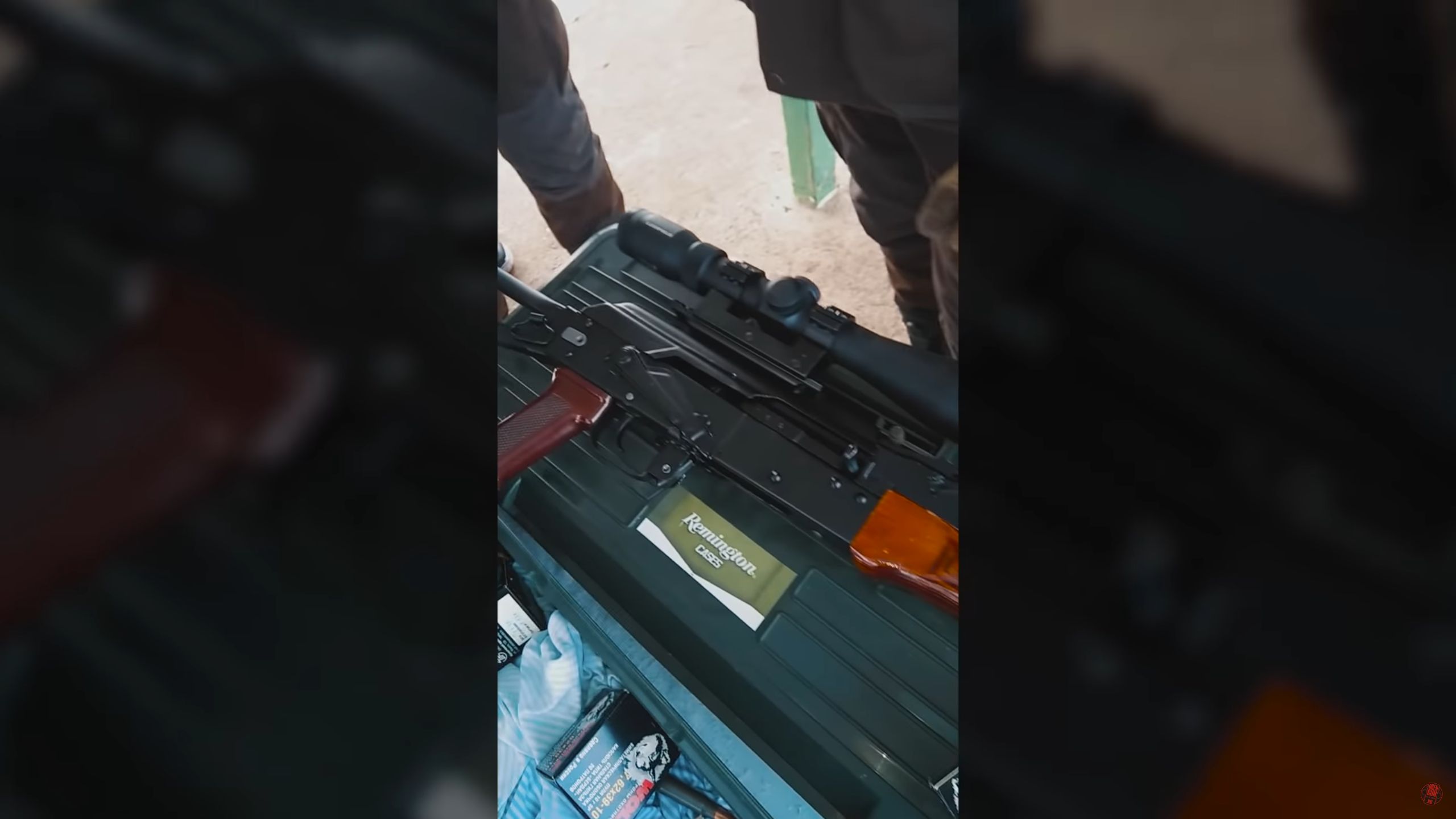 Karabinek AKMS (cywilna Saiga) z rozdętą lufą w wyniku użycia niskiej jakości amunicji.