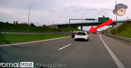 S7 w stronę Krakowa. Było tuż po 17:00