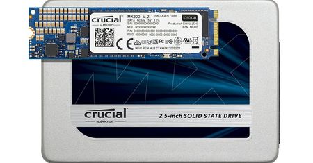 Crucial wprowadza do oferty kolejne nośniki MX300 - również wersje M.2
