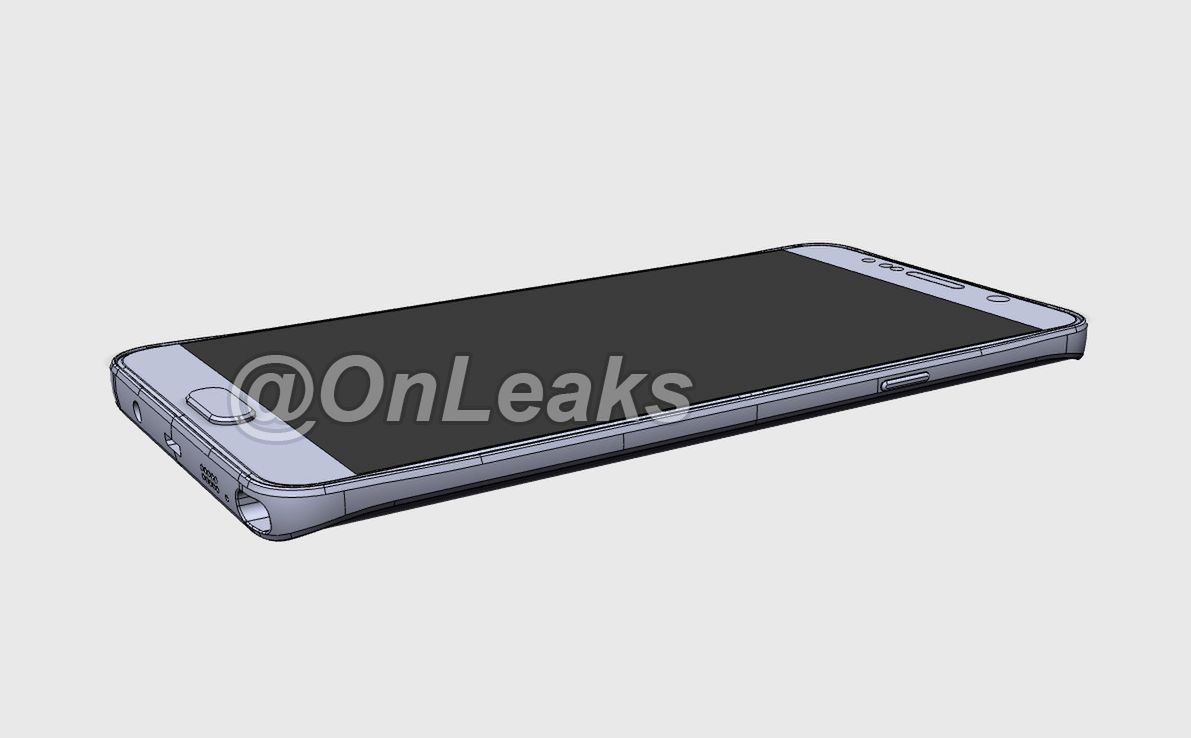 Render Galaxy Note'a 5 trafia do sieci. Jak będzie wyglądał nowy phablet? 3