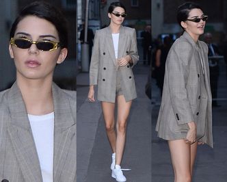 Kendall Jenner chwali się chudymi nogami w Paryżu