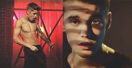 Bieber BEZ KOSZULKI w nowym teledysku!